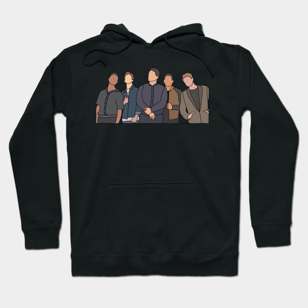 Six60 Band drawing New Zealand Hoodie by emmamarlene